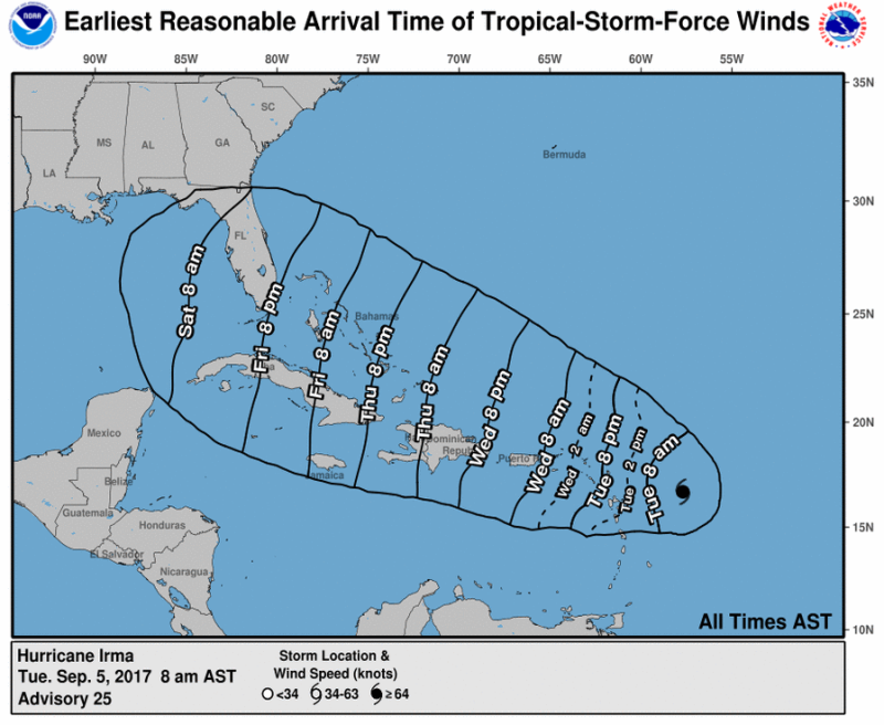 Illustration for article titled Florida declara estado de emergencia por el huracán Irma, una tormenta que continúa ganando fuerza